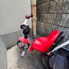 自転車　三輪車の画像