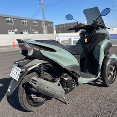 ⭐️自動車免許で運転OK❗️トリシティ155側車付軽二輪⭐️自賠責令和10年11月⭐️の画像