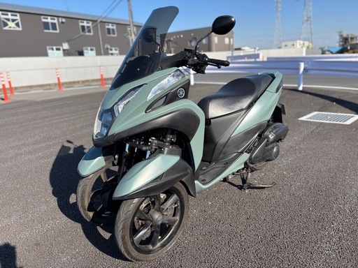 ⭐️自動車免許で運転OK❗️トリシティ155側車付軽二輪⭐️自賠責令和10年11月⭐️