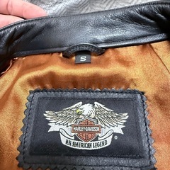 ハーレーダビッドソン 本革ジャケット レディースSサイズの画像