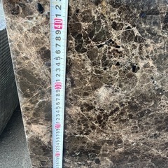 天然大理石天板ブラウンの画像