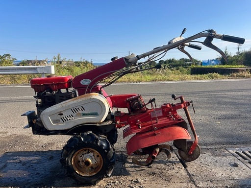 三菱　管理機 耕運機　　畝上げ 培士 5馬力 CT301 家庭菜園 ロータリー閉開  土あげ　溝上げ 培士  溝掘り　跳ね上げ　ヤンマー　ガソリンエンジン　宮崎　簡易始動動画あり