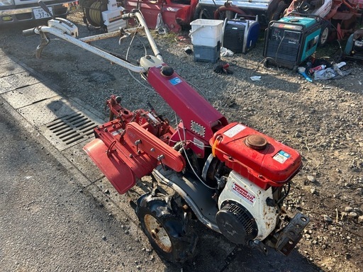 三菱　管理機 耕運機　　畝上げ 培士 5馬力 CT301 家庭菜園 ロータリー閉開  土あげ　溝上げ 培士  溝掘り　跳ね上げ　ヤンマー　ガソリンエンジン　宮崎　簡易始動動画あり
