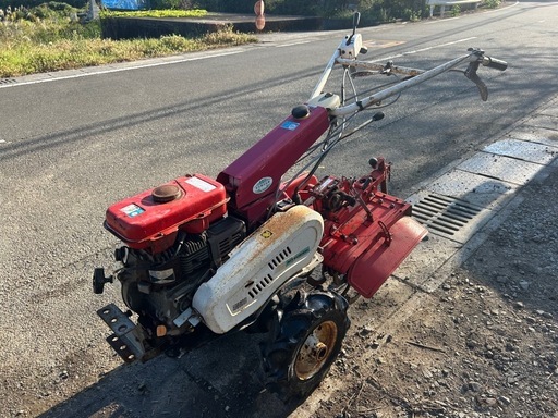 三菱　管理機 耕運機　　畝上げ 培士 5馬力 CT301 家庭菜園 ロータリー閉開  土あげ　溝上げ 培士  溝掘り　跳ね上げ　ヤンマー　ガソリンエンジン　宮崎　簡易始動動画あり