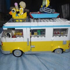 レゴブロック　クリエイター　キャンピングワゴン　組み立て済み完成品の画像