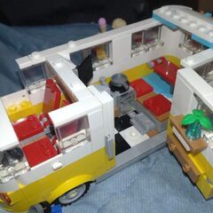 レゴブロック　クリエイター　キャンピングワゴン　組み立て済み完成品の画像