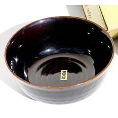 中鉢　黒天目　2個　直径16cm　深さ6cmの画像