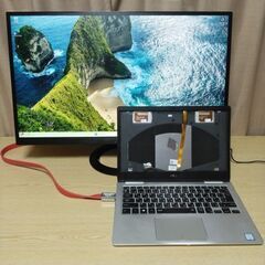 🟥🟥【Win11正式対応】ノートPCと27インチ液晶ディスプレイの訳あり品セットの画像