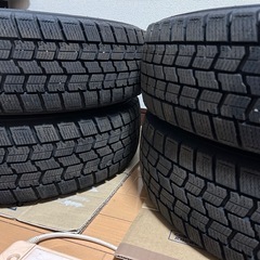 155/65R14 スタッドレスタイヤ アルミホイール4本セット！の画像