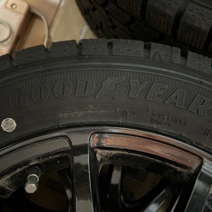 155/65R14 スタッドレスタイヤ アルミホイール4本セット！の画像