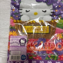 【新品未使用】キティちゃん♡レアご当地タオルの画像