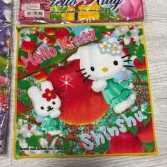【新品未使用】キティちゃん♡レアご当地タオルの画像