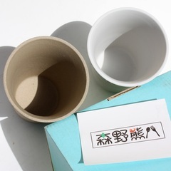 素焼きグラス　ビールグラス　ペアの画像