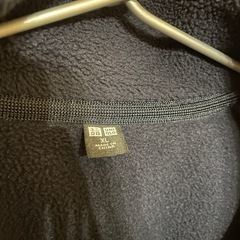 ユニクロ　フリースジャケット　ネイビー
の画像