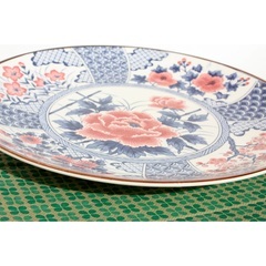 大皿　花柄　直径32cmの画像