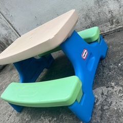 US🇺🇸 little tikesリトルタイクス🌿ピクニックテーブル 4人掛けガーデンテーブル アウトドアテーブル🍉プロフ必読 の画像