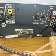 Victor ウッドコーン CDコンポ（スピーカー付き）動作品／2,000円の画像