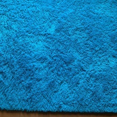 水色のカーペットの画像