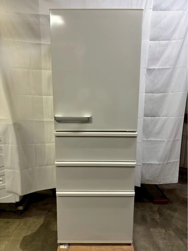 【月末最終セール】【6ヶ月保証】AQUA 4ドア冷蔵庫 AQR-36G(W)① 2018年製 355L 右開き