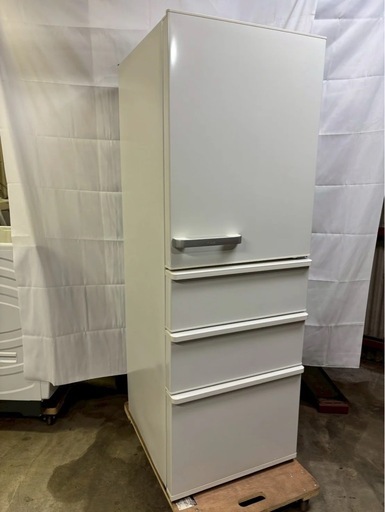 【6ヶ月保証】AQUA 4ドア冷蔵庫 AQR-36G(W) ②2018年製 355L 右開き