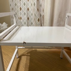 レンジラック 伸縮　幅38~60cm 高さ2段階調節　ホワイト　地域限定無料配送の画像