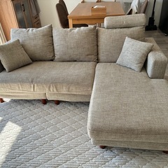 1日限定じろ様優先　LOWYA3人掛けソファ＆ダブルベッドの画像