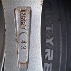 中古スタッドレスタイヤ　ホイール付き　175/ 65R15  の画像