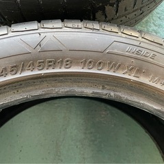 245/45R18 MOZZO SPORTS DURATURN 4本セット 中古　ドリフト　タイヤ　引き取り大歓迎　岸和田市の画像