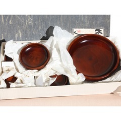 木の皿　天然木　木製 大小で5枚セットの画像