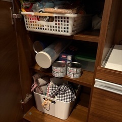 木目調レンジ台　キッチン収納　の画像