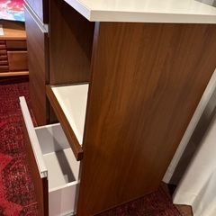 木目調レンジ台　キッチン収納　の画像