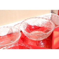 小鉢　透明ガラス製ボウル　10個セットの画像