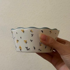 花柄 ２種類 お皿の画像