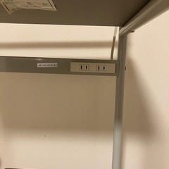 二口コンセント付き　キッチンラックの画像