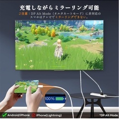 Type C to HDMI 変換ケーブル　新品の画像