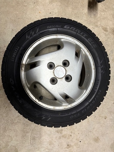 155/65 13  スタッドレス　ホイールセット　4本