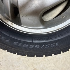 165/65 13  スタッドレス　ホイールセット　4本　　の画像
