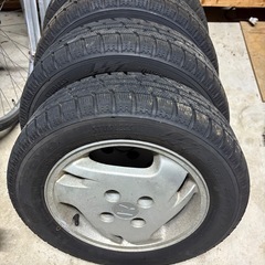 165/65 13  スタッドレス　ホイールセット　4本　　の画像