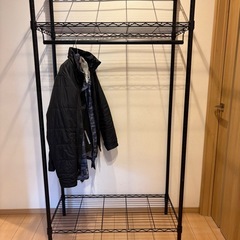ハンガーラック3段の画像