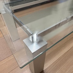 ガラス　ローテーブルの画像