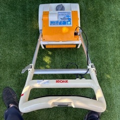 リョービ　電気式電子芝刈機　LM-2810 刈込幅280mm AC100V リール式　電子制御　刈込み高さ19段階　低騒音設計 芝刈機　除草　庭　草刈り機　宮崎　簡易始動動画あり　　　　の画像