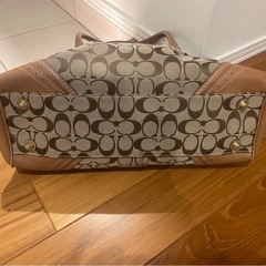 良品⭐︎COACHショルダーバッグ 総柄キャンパスの画像