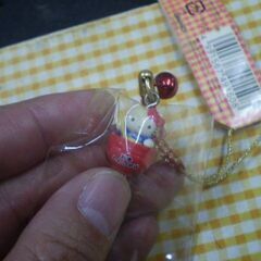  わんこそばバージョン 根付け (ハローキティ) 岩手　バーコード破れありますの画像