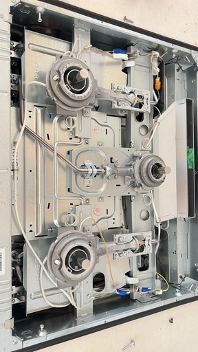都市ガス用 ビルトインコンロ　C3WT6RJTLと記載されています。中古品です。ジャンク