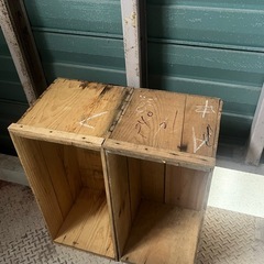 みかん箱ミカン箱2個セットの画像