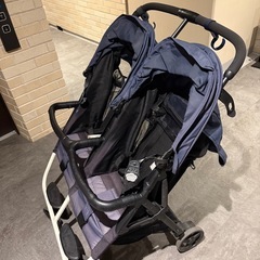 （買い手決まり済み）ココロン ツイン 横型二人乗りベビーカー の画像