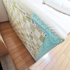 セミダブルベッド・西川羽毛布団セット 取りに来てくれる方 0円ですの画像