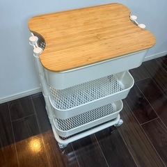 イケアワゴン　ふた付き　小さいサイズの画像