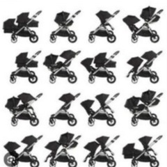 2人乗りベビーカーの画像