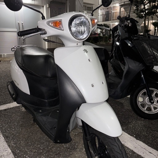 原付レッツ白　状態良好◎ 傷なし、整備不良なし！！！